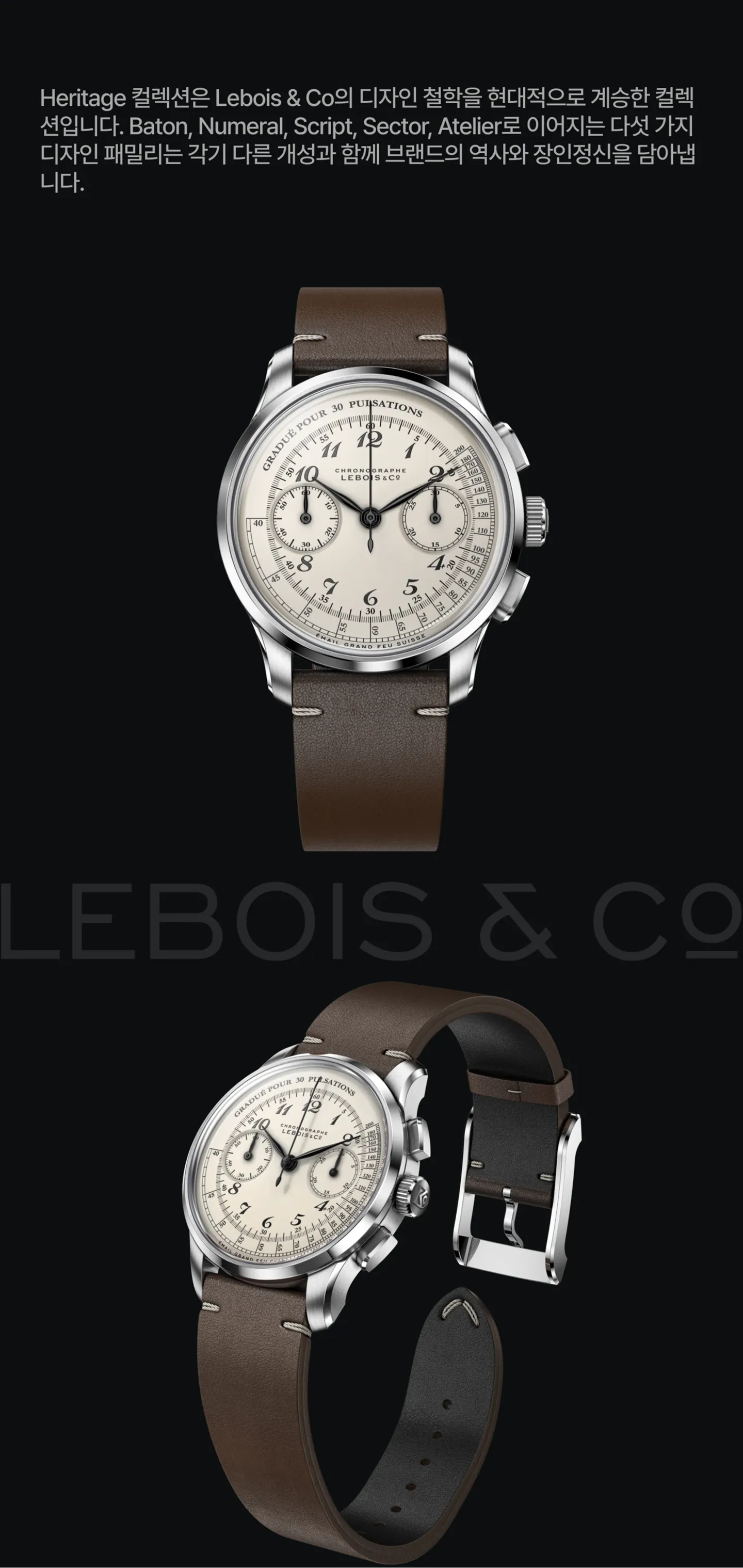 Lebois & Co. 역사 및 디자인 철학 간략 정리.